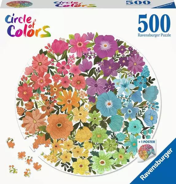 Circle of Colours Flowers - Puzzle