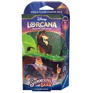 Disney Lorcana Trading Card Game: Shimmering Skies - Emerald & Steel Starter Deck