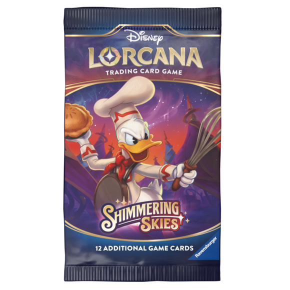 Disney Lorcana Trading Card Game: Shimmering Skies Booster Pack