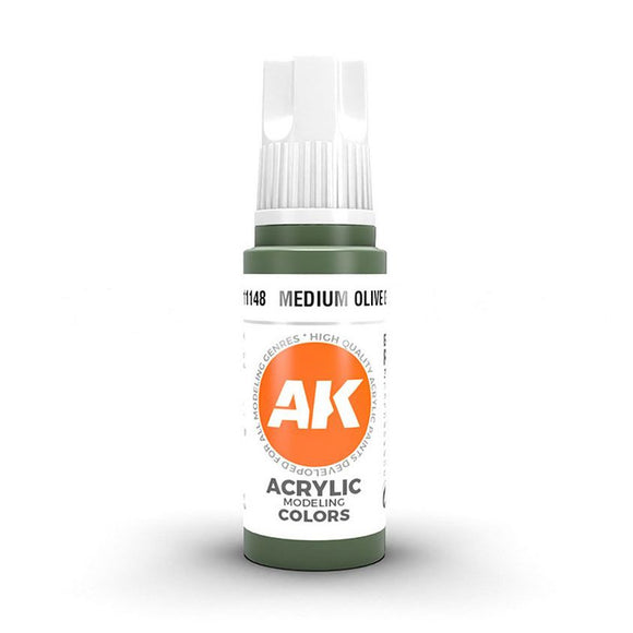 AK Interactive 3rd Generation: Medium Olive Green (AK11148)