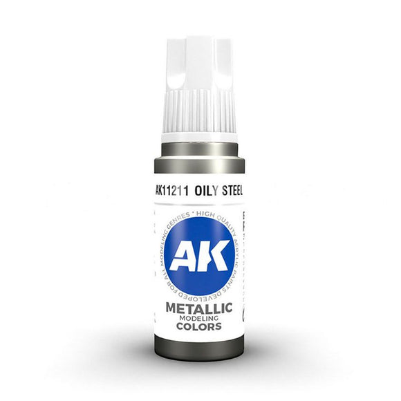 AK Interactive 3rd Generation: Oily Steel (AK11211)