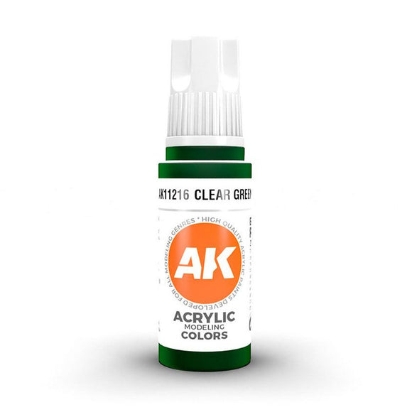AK Interactive 3rd Generation: Clear Green (AK11216)