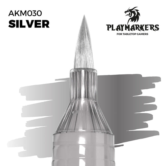 AK Interactive Playmarkers: Silver (AKM030)