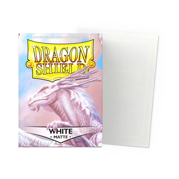 Dragon Shield: White Matte Card Sleeves (100)