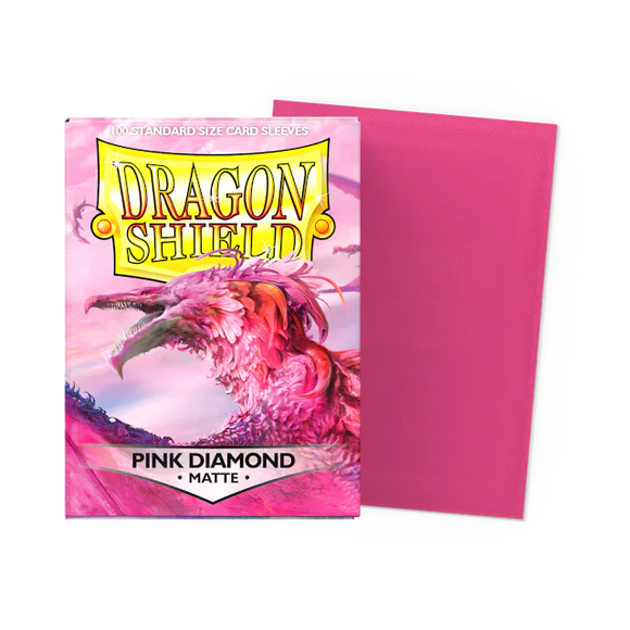 Dragon Shield: Pink Diamond Matte Card Sleeves (100)