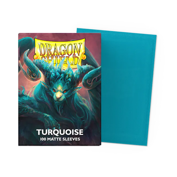 Dragon Shield Matte Sleeves: Turquoise (100)