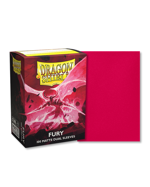 Dragon Shield Matte Dual Sleeves: Fury (100)