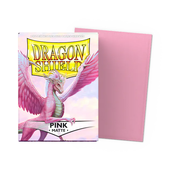 Dragon Shield Matte Sleeves: Pink (100)