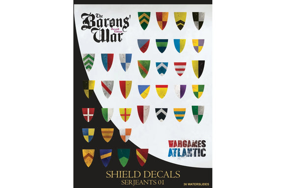 The Baron's War: Shield Decals - Serjeants 01