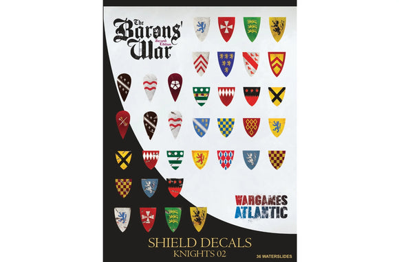 The Baron's War: Shield Decals - Knights 02