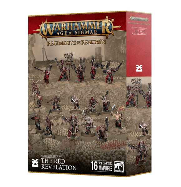 Warhammer Age of Sigmar: Blades of Khorne Regiments of Renown - The Red Revelation