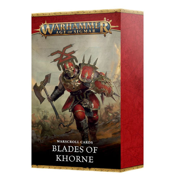 Warhammer Age of Sigmar: Blades of Khorne - Warscroll Cards