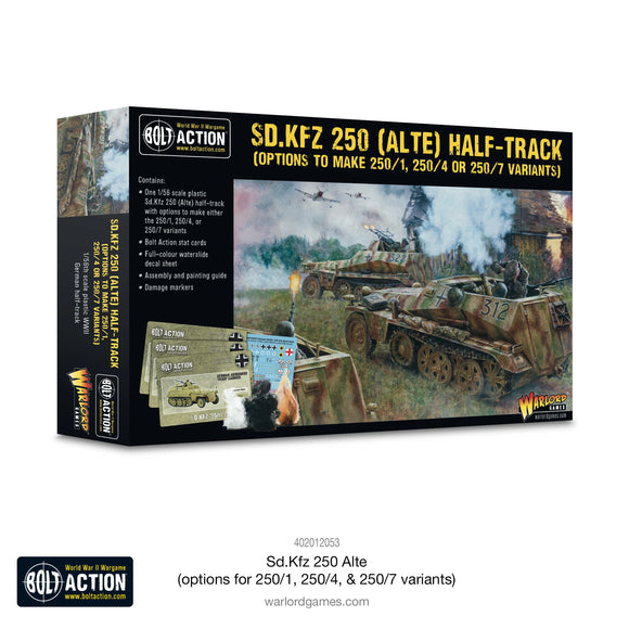 Bolt Action: Sd.Kfz 250 Alte (inc 250/7 & 250/4 Options)
