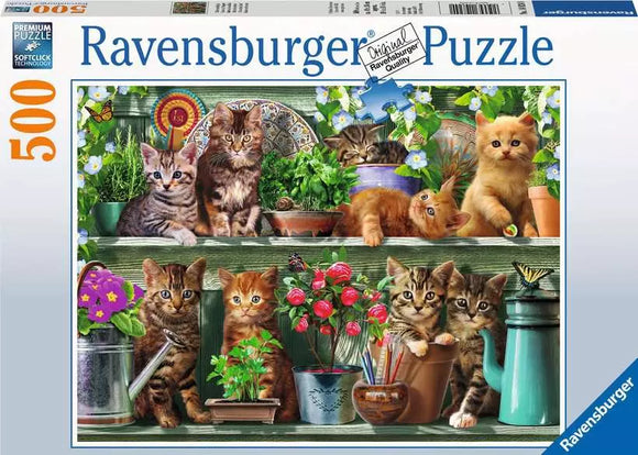 Cats on the Shelf Puzzle