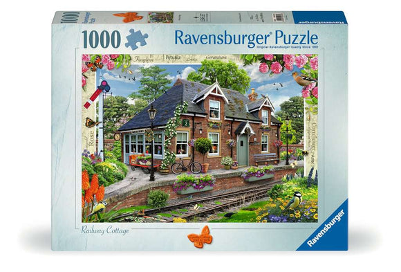 Country Cottage - Railway Cottage Jigsaw Puzzle (1000pc)
