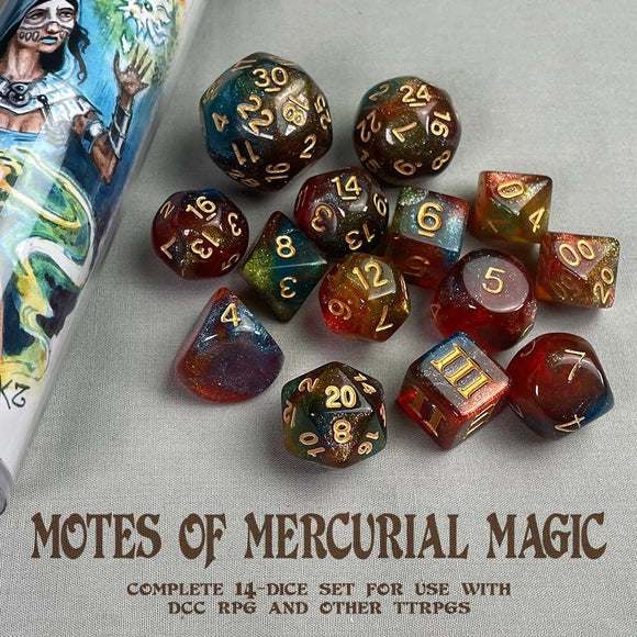Dungeon Crawl Classic Roleplay Dice: Motes of Mercurial Magic