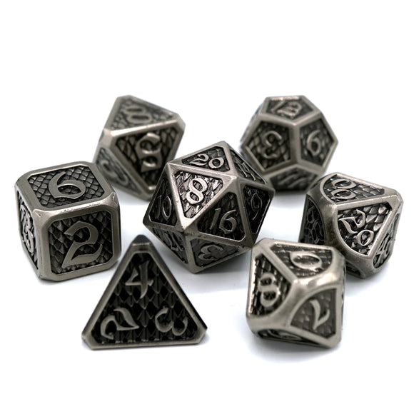 Die Hard Dice: Drakona Eldric Argentum Polyhedral Dice Set (7)