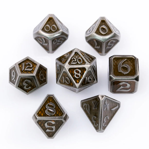 Die Hard Dice: Drakona Gemtooth Diaphan Polyhedral Dice Set (7)