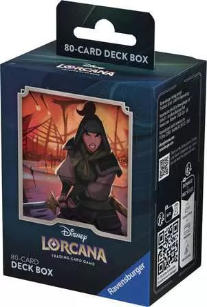 Disney Lorcana Trading Card Game: Deck Box - Mulan