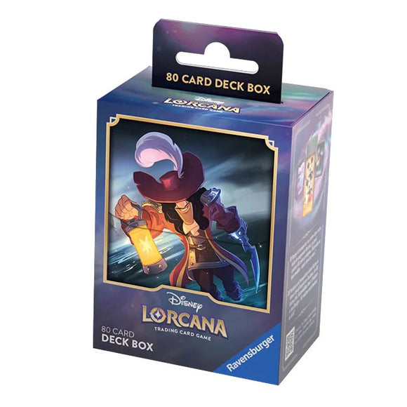 Disney Lorcana Trading Card Game: Deck Box Captain Hook