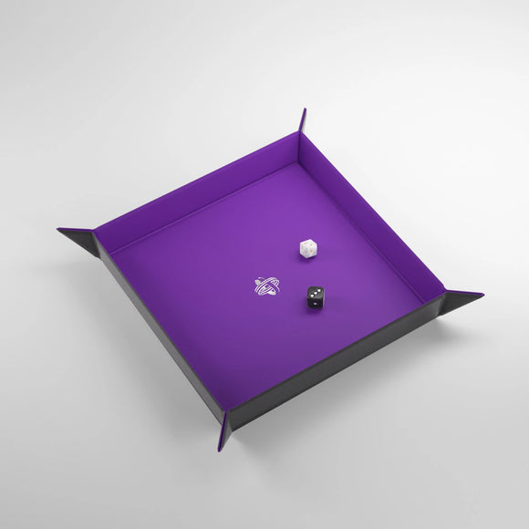 Gamegenic: Magnetic Dice Tray - Black/Purple