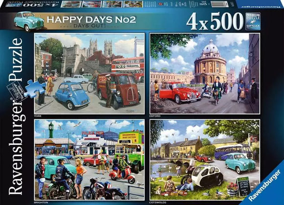 Happy Days No. 2 Days Out Puzzle (4 x 500pc)