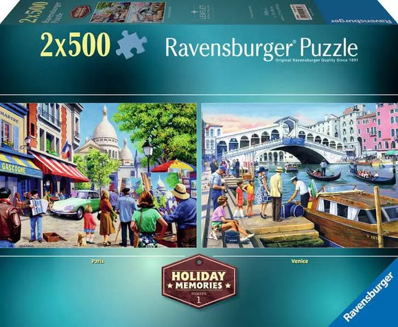 Holiday Memories Number 1 Puzzles (2 x 500pc)