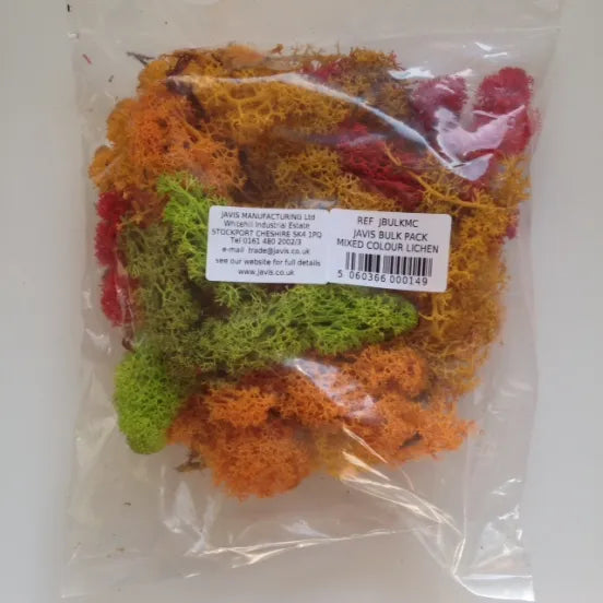 Javis: Bulk Pack Mixed Colour Lichen