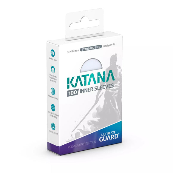 Katana Inner Sleeves: Standard Size (100)
