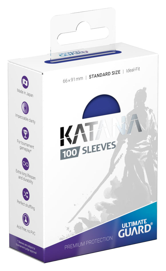 Katana Sleeves: Standard Size - Blue (100)
