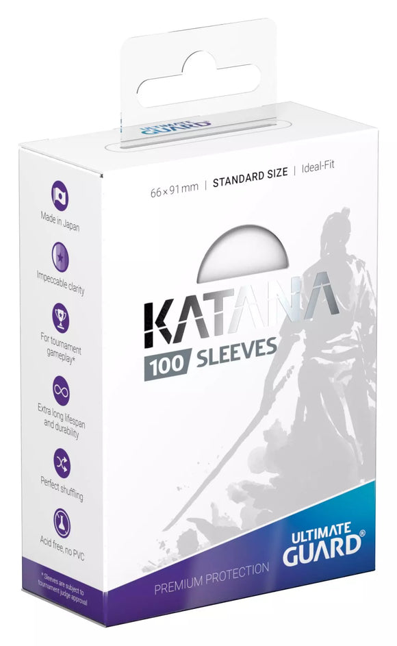 Katana Sleeves: Standard Size - White (100)