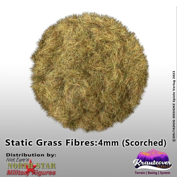 Krautcover Scenics: Static Grass Scorched 4mm
