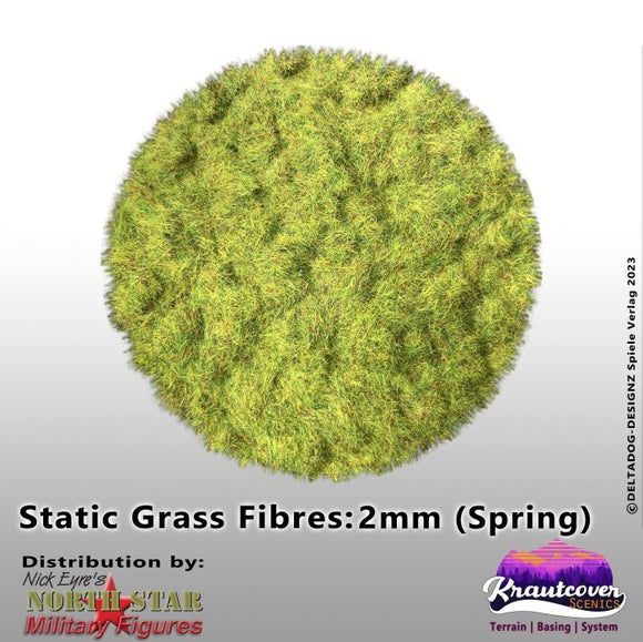 Krautcover Scenics: Static Grass Spring 2mm