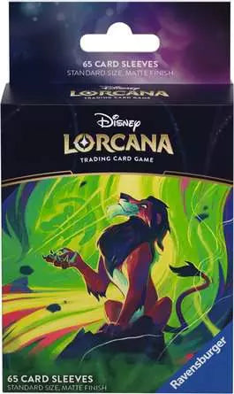 Disney Lorcana Trading Card Game: Azurite Sea - Scar Card Sleeves (65)