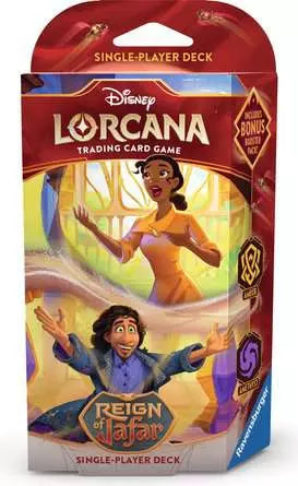 Disney Lorcana Trading Card Game: Reign of Jafar - Starter Deck Amber & Amethyst