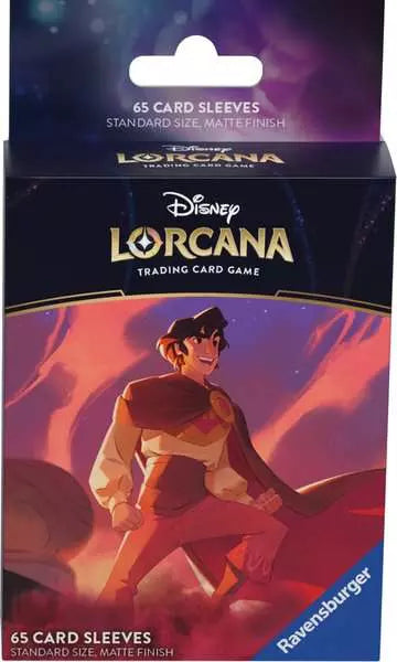 Disney Lorcana Trading Card Game: Shimmering Skies Card Sleeves - Aladin (65)