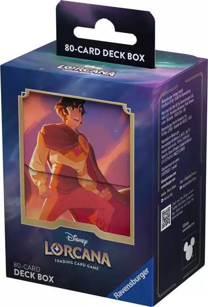 Disney Lorcana Trading Card Game: Shimmering Skies Deck Box - Aladin