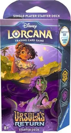 Disney Lorcana Trading Card Game: Ursula's Return Starter Deck - Amber & Amethyst