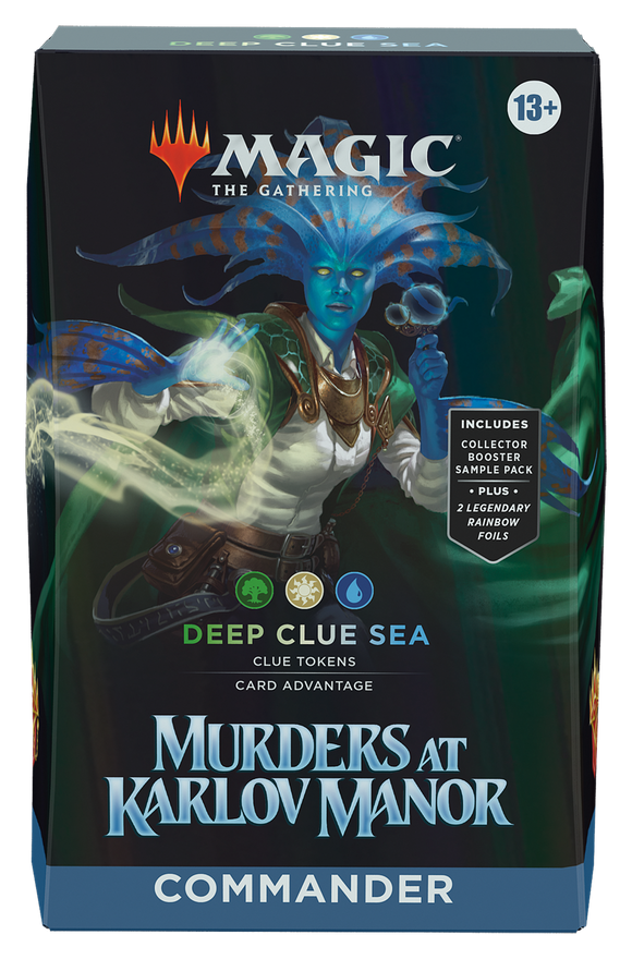 Magic the Gathering: Murders at Karlov Manor Deep Clue Sea Commander Deck