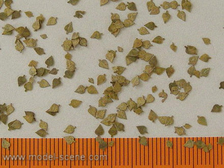 Model Scene: Realistic Leaves - Birch Autumn