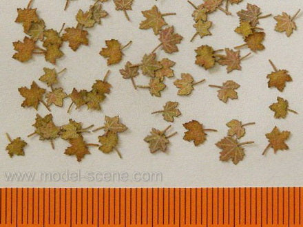 Model Scene: Realistic Leaves - Maple Autumn
