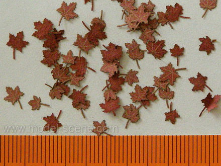 Model Scene: Realistic Leaves - Maple Dry