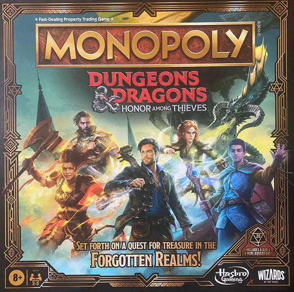 Monopoly: Dungeons & Dragons Honour Among Thieves
