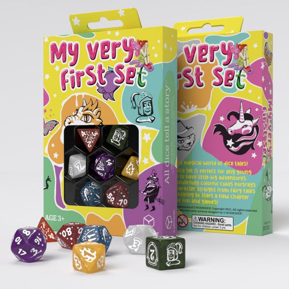 My Very First Set: Fairy Dust Polyhedral Dice Set