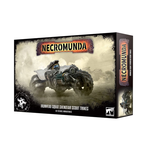 Necromunda: Ironhead Squat Svenotar Scout Trikes