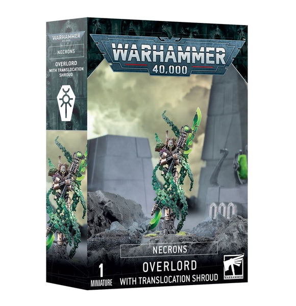 Warhammer 40000: Necrons - Overlord with Translocation Shroud