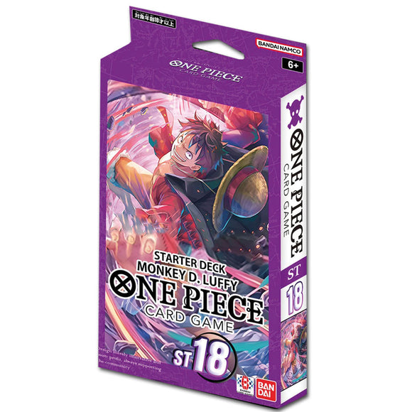 One Piece Card Game: Purple Monkey D Luffy Starter Deck (ST-18)