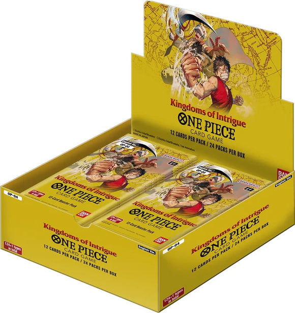 One Piece TCG: Kingdoms of Intrigue Booster Box (OP-04)