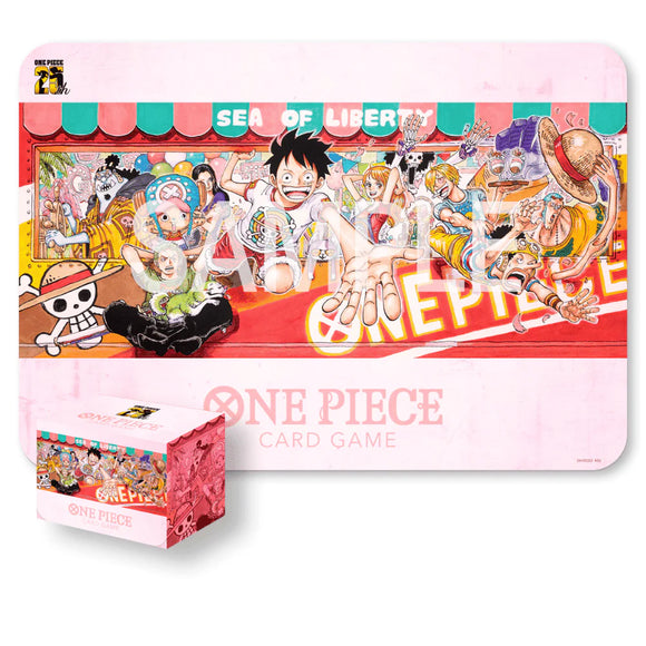 One Piece TCG: Playmat and Card Case Set - 25th Edition
