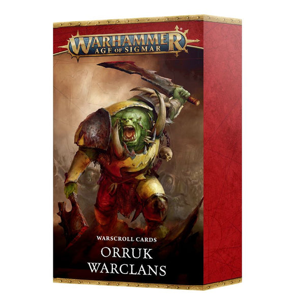 Warhammer Age of Sigmar: Orruk Warclans - Warscroll Cards